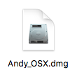 Andy OSX インストールファイル